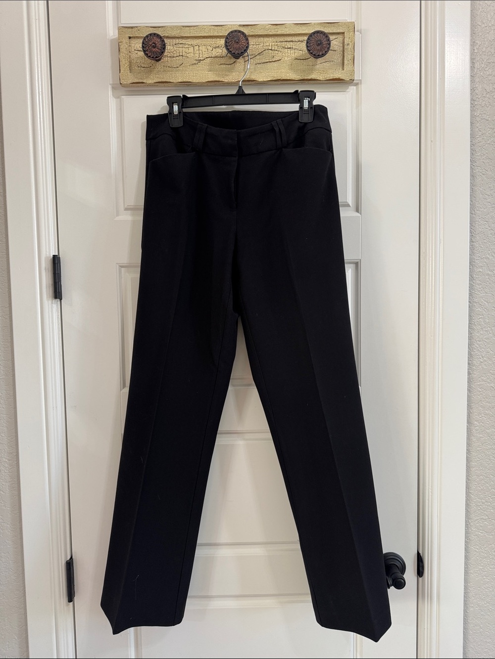 💕 ALFANI Black Straight-Leg Women's Trousers ✨